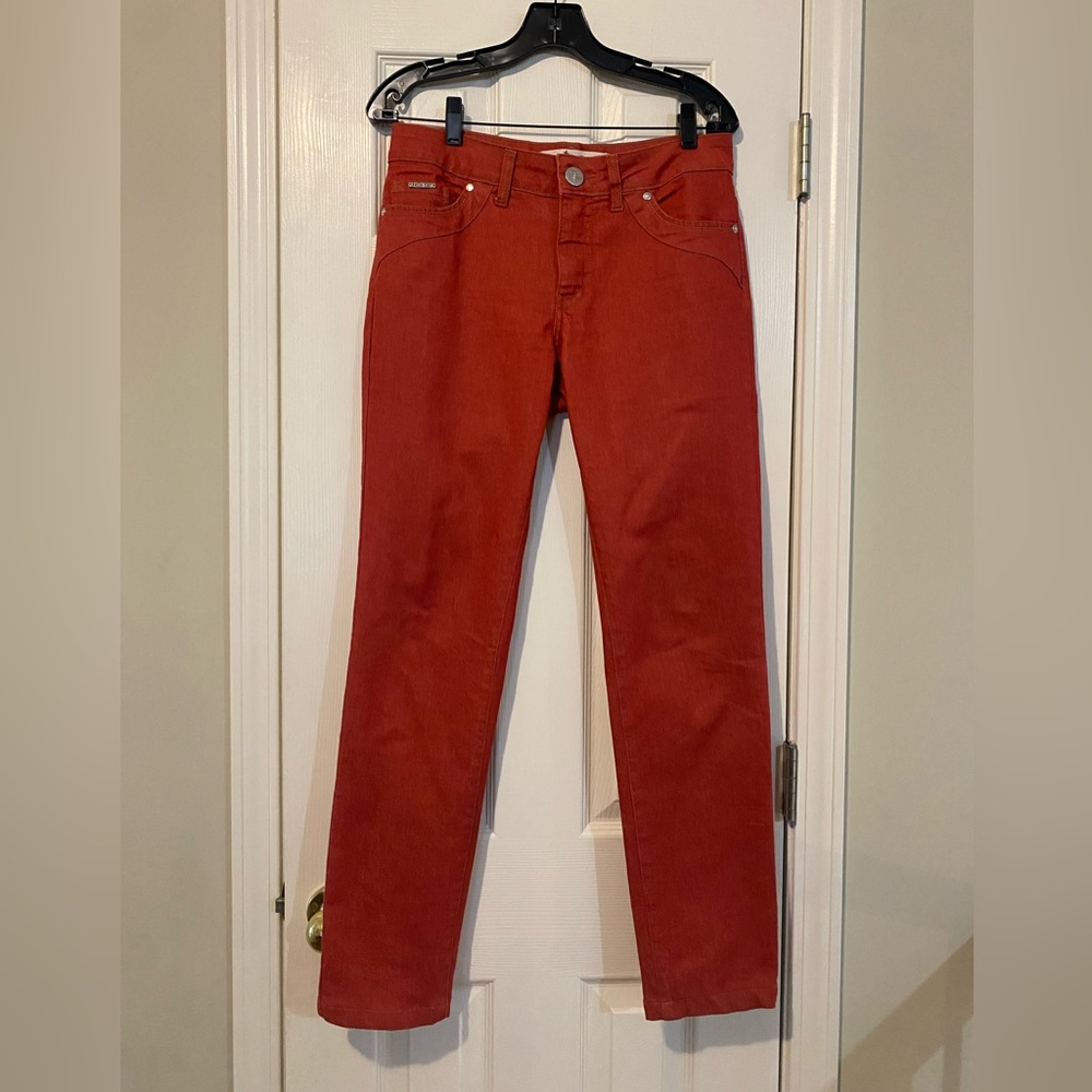Beija-Flor High Rise Chili Red Jeans 6